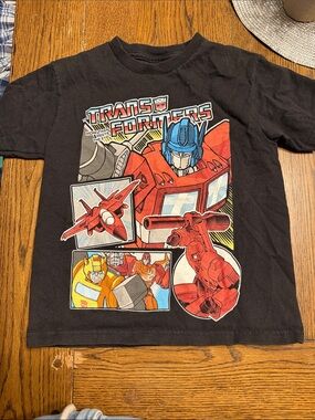 Graphic Tee for Kids - Black